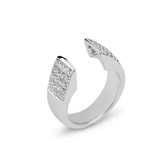 New Melano Cateye Cat Cz Ring Ringen
