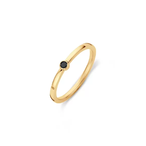 Shop Melano Friends Mini Cz Ring Black Ringen