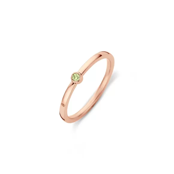 Store Melano Friends Mini Cz Ring Chrysolite Ringen