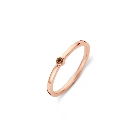 Flash Sale Melano Friends Mini Cz Ring Smoked Topaz Ringen