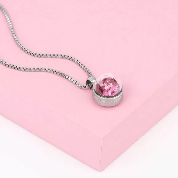 Outlet Melano Globe Birthstones Ketting Set Zilverkleurig Kettingen