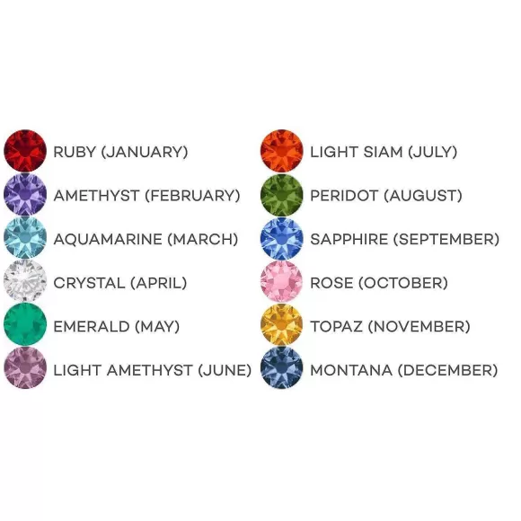 Outlet Melano Globe Birthstones Ketting Set Zilverkleurig Kettingen