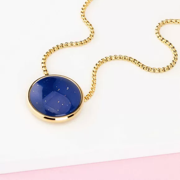 Outlet Melano Kosmic Blue Is The New Black Ketting Set Kettingen