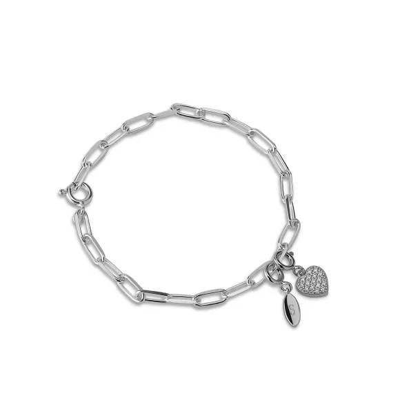 Store Melano Ornaments Frosty Charms Armband Set Zilver Armbanden