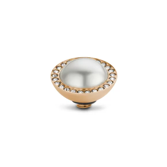 Clearance Melano Twisted Crystal Pearl Steentje Steentjes