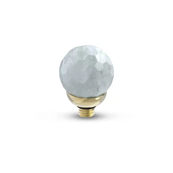Cheap Melano Twisted Gemstone Facet Ball Steentje Steentjes
