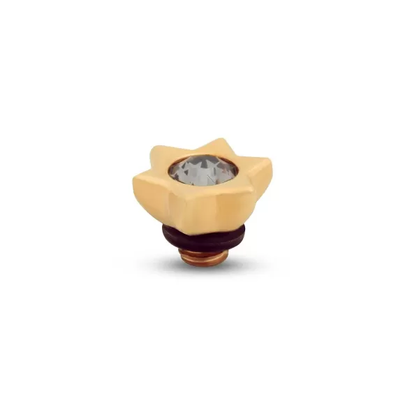 Fashion Melano Twisted Star Cz Steentje Steentjes